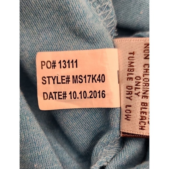 Peter Millar Blue Long Sleeve 100% Cotton Quarter Zip Pullover Size XL - Picture 6 of 10